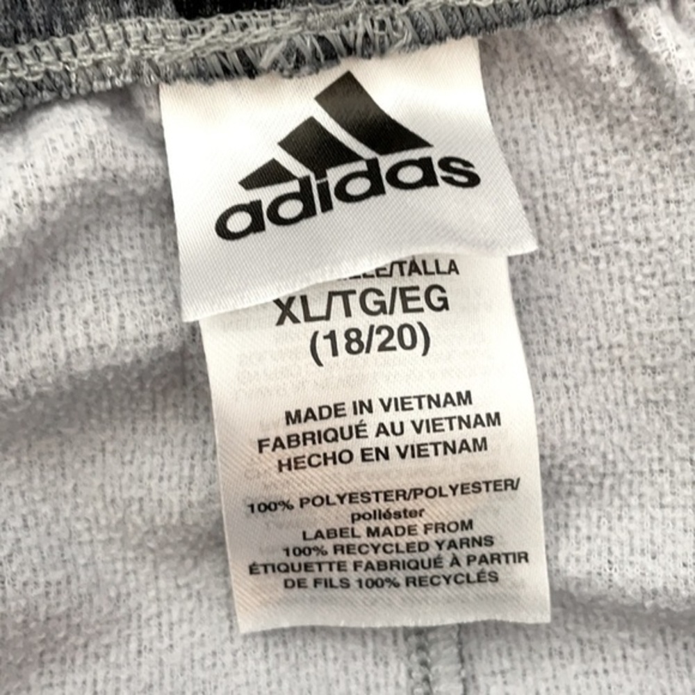 ADIDAS | Youth Size XL (18-20) ADIDAS Black & White Camouflage Athletic Pants - Picture 2 of 7